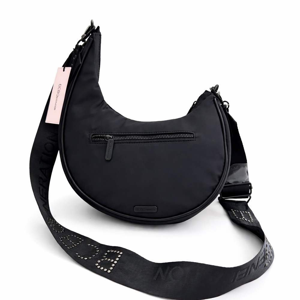 BCBGeneration Black Curved Shoulder Bag